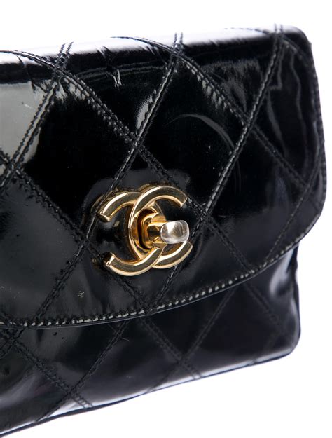 chanel vintage quilted waist bag|old fashioned chanel bags.